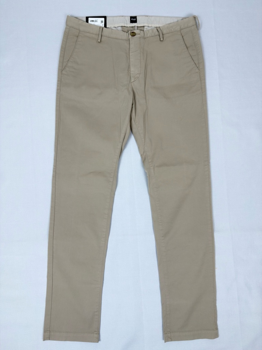 Hugo Boss Slim Fit Chino Pants Beige 34R New With Tags